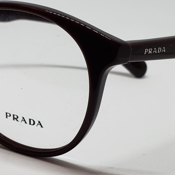 Prada RX New Authentic Eyeglasses   burgundy - Picture 7 of 7